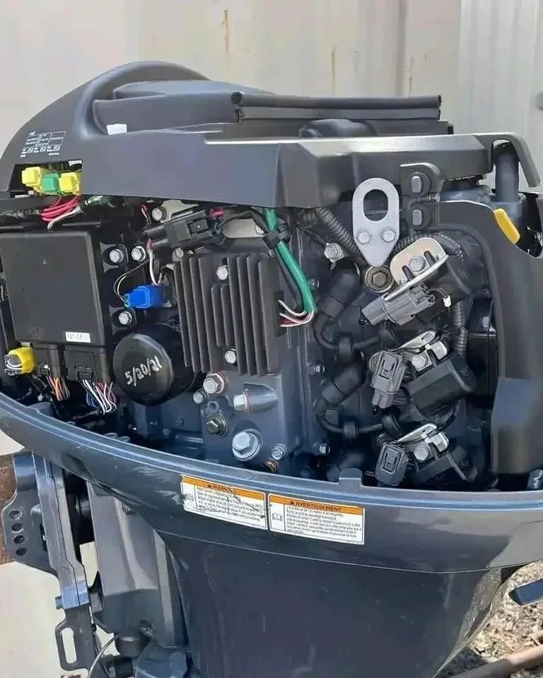 Used 2019 Yamaha 30 Hp 4-Stroke Jet Pump Tiller Outboard Motor